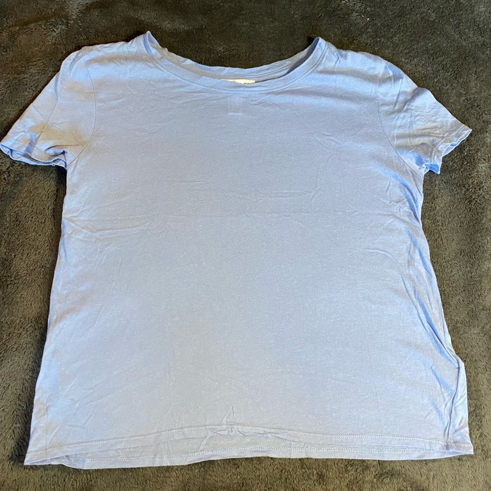 Forever 21 Light Blue Short Top Size Medium